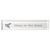 Flying Dragon Name Plate Namensplakette (Vorderseite)