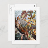 Flying Dragon Postkarte (Vorne/Hinten)