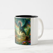 Flying Dragon Zweifarbige Tasse (VorderseiteRechts)