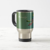 Flying Dragonfly Travel Mug Reisebecher (Vorderseite Links)
