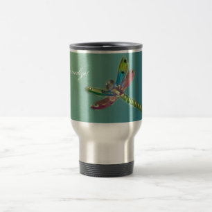 Flying Dragonfly Travel Mug Reisebecher