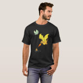 Flying Dragons Flames Lizard Wyverns T-Shirt (Vorne ganz)