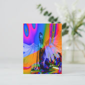 Flying Dream Postkarte (Stehend Vorderseite)