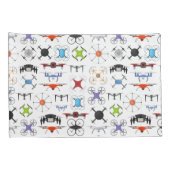 Flying Drone Kissenbezug (Rückseite-Rechts)