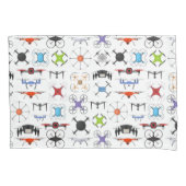 Flying Drone Kissenbezug (Vorderseite-Links)