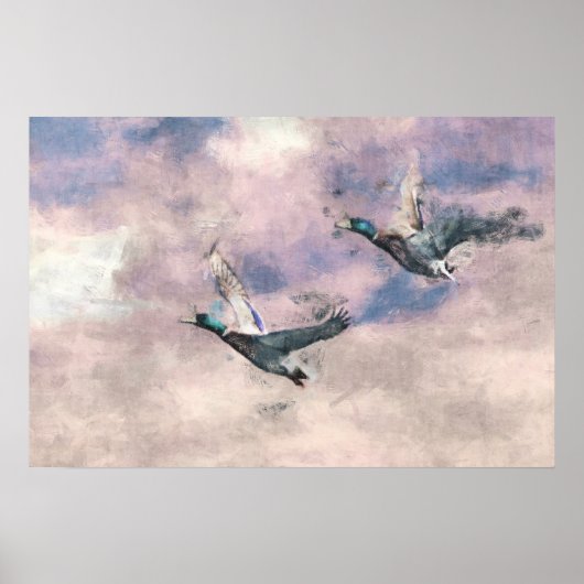 Flying Ducks Poster (Vorne)