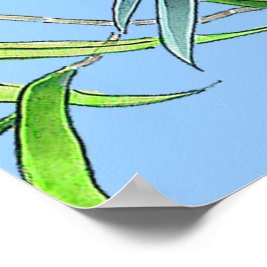 Flying Ducks-Poster Zeichnend Poster (Ecke)