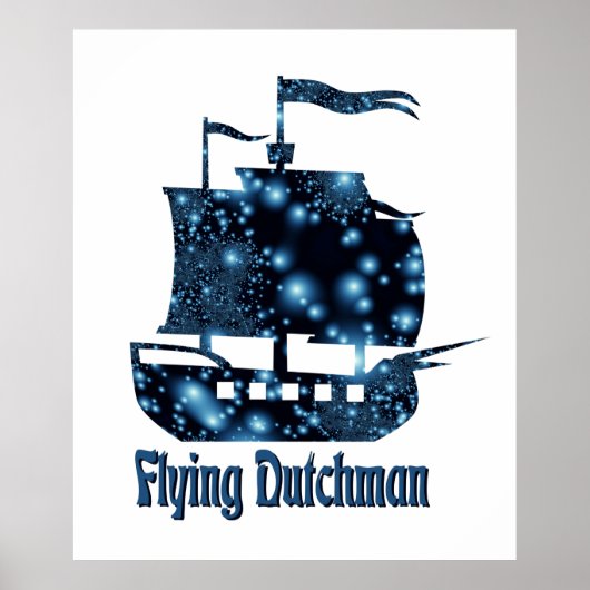 Flying Dutchman-Schiff Poster (Vorne)