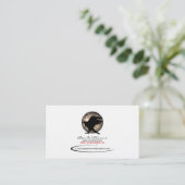 Flying Eagle Business Card (Mondversion 2) Visitenkarte (Stehend Vorderseite)