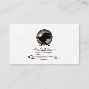 Flying Eagle Business Card (Mondversion 2) Visitenkarte