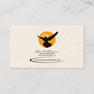 Flying Eagle Business Card (Sun Version 1) Visitenkarte