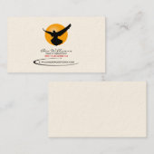 Flying Eagle Business Card (Sun Version 1) Visitenkarte (Vorne/Hinten)