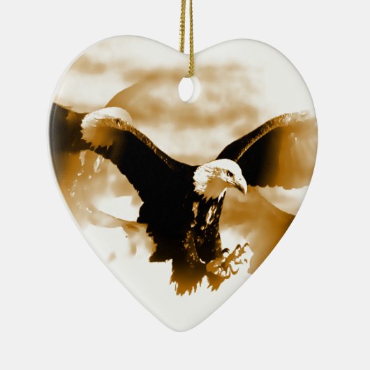 Flying Eagle Keramik Ornament (Rechts)