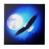Flying Eagle & Moon Fliese (Vorderseite)