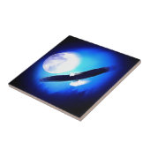 Flying Eagle & Moon Fliese (Seite)