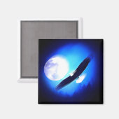 Flying Eagle & Moon Magnet (Vorderseite/Rückseite)