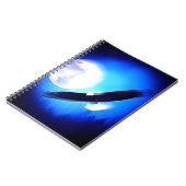 Flying Eagle & Moon Notizblock (Linke Seite)