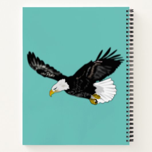 Flying Eagle-Notebook - Ihre Farben Notizblock (Rückseite)