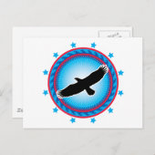 Flying Eagle Postkarte (Vorne/Hinten)