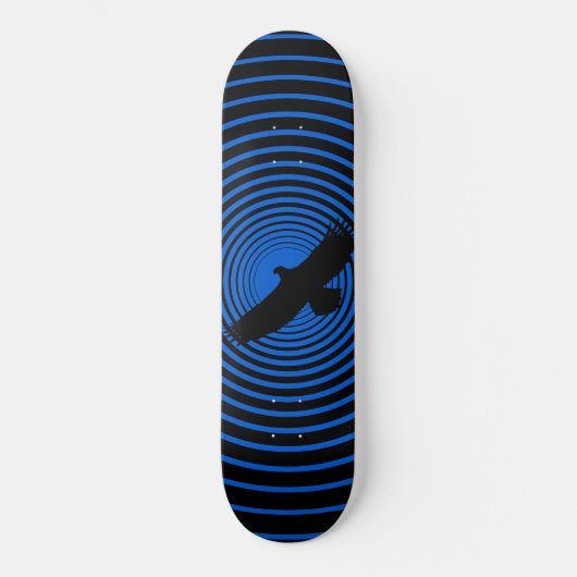 Flying Eagle Skateboard Blue - Custom Colors (Vorderseite)