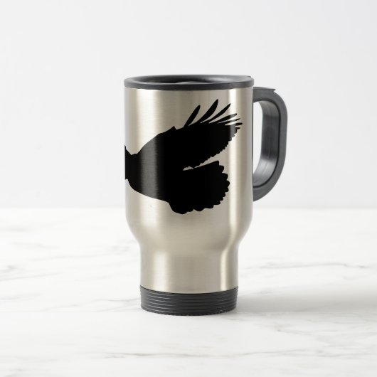 Flying Eagle Travel Mug Reisebecher (VorderseiteRechts)