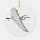 Flying Egret Keramik Ornament (Hinten)