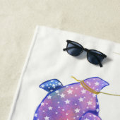 Flying Elephant Funny Beach Handtuch Individuelle (Beispiel)