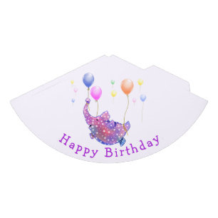 Flying Elephant Funny Birthday Paper Party Hat Partyhütchen