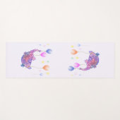 Flying Elephant Funny Yoga Mat Yogamatte (Vorderseite (Horizontal))