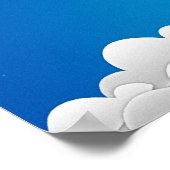 Flying Elephant Poster (Ecke)