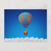 Flying Elephant Postkarte (Vorderseite)