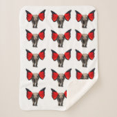 Flying Elephants Sherpa Blanket Sherpadecke (Vorderseite)