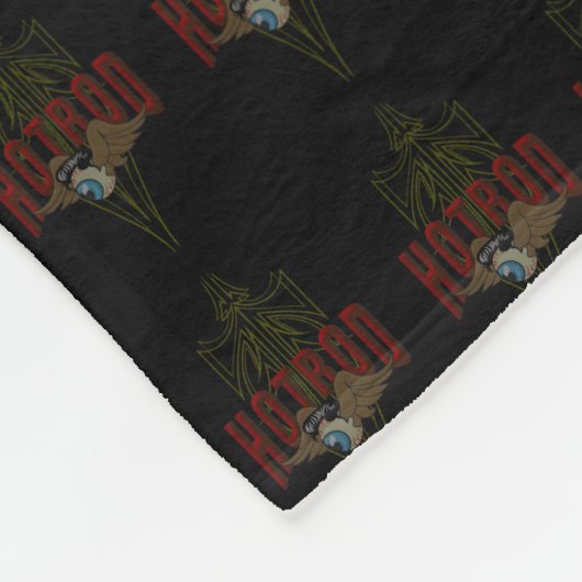 Flying Eyeball-Frisierte Auto Fleecedecke (Ecke)