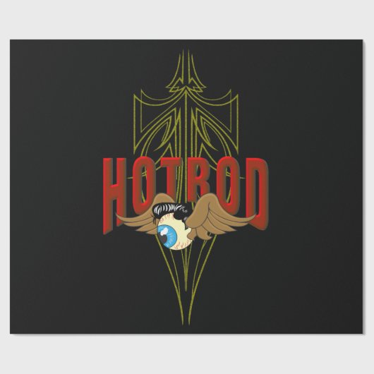 Flying Eyeball-Frisierte Auto Geschenkpapier (Flach)