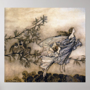 Flying Fairies Poster
