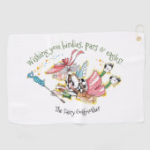 Flying Fairy Golfmutter wünscht Golfhandtuch (Horizontal)