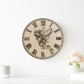 Flying Fairy - Wall Clock  Große Wanduhr (Zuhause)