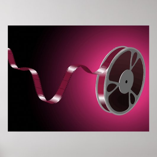 Flying Film Reel Poster (Vorne)