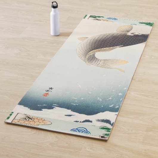 FLYING FISH JAPANESE DRUCKEN YOGA MAT YOGAMATTE (Beispiel)