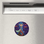 Flying Fish Mermaid Magnet (In Situ (Geschirrspüler))