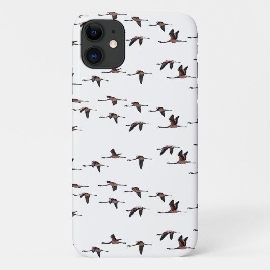 Flying Flamingos iPhone 11 Fall (Farbe wählen) Case-Mate iPhone Hülle (Rückseite)