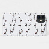 Flying Flamingos iPhone 11 Fall (Farbe wählen) Case-Mate iPhone Hülle (Rückseite (Horizontal))