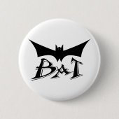 Flying Fledermaus Button (Vorderseite)