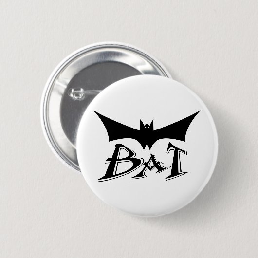 Flying Fledermaus Button (Vorne & Hinten)
