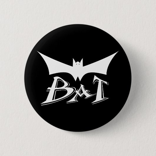 Flying Fledermaus Button (Vorderseite)