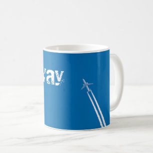 Flying Flugzeug Kaffeetasse
