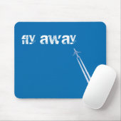 Flying Flugzeug Mousepad (Mit Mouse)