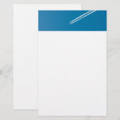 Flying Flugzeug on a blue sky background Briefpapier (Vorne/Hinten)
