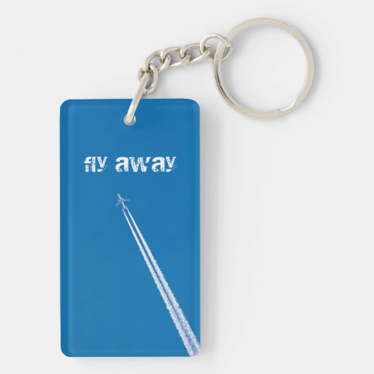Flying Flugzeug Schlüsselanhänger (Rückseite)
