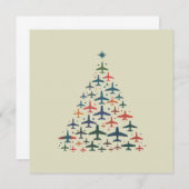 Flying Flying Flight Flying Flight-Pilot von Flugz Einladung (Vorne/Hinten)